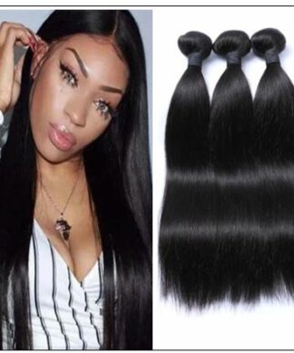 Brazilian Natural Straight Weave Hair Extensions img-min