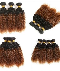 Brazilian Ombre Kinky Curly Hair Weave