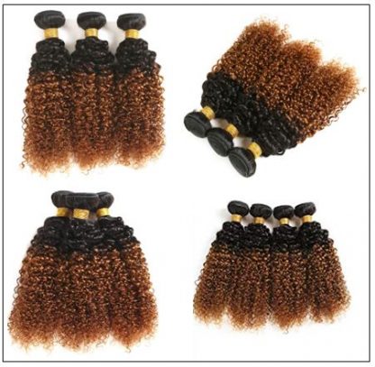 Brazilian Ombre Kinky Curly Hair Weave