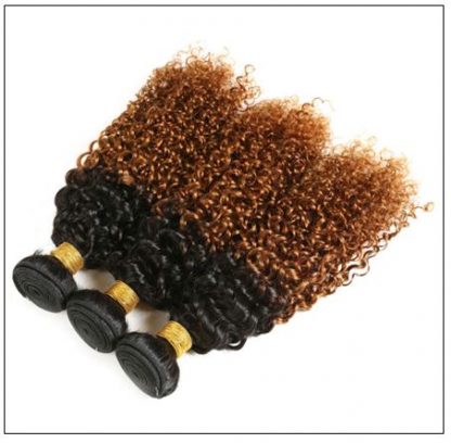 Brazilian Ombre Kinky Curly Hair Weave img 3-min