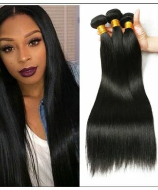 Brazilian Straight Human Hair weave img-min