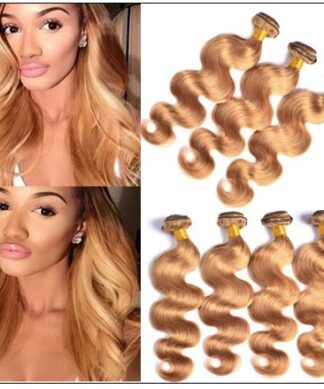 Honey Blonde Brazilian Body wave img-min