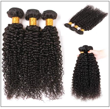 100% Virgin Hair Kinky Curly 3 Pcs With 13×4 Frontal img 2-min