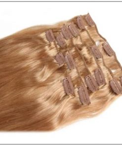 27 Platium Blonde Clip In Hair Virgin Hair Extensions IMG 4 min