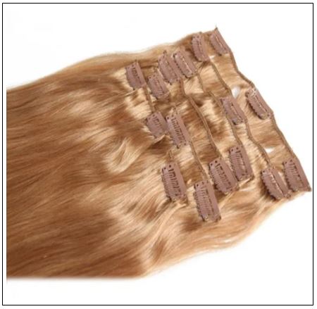 27 Platium Blonde Clip In Hair Virgin Hair Extensions IMG 4 min