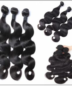 3 Bundles Brazilian Body Wave With Lace Closure img 2-min