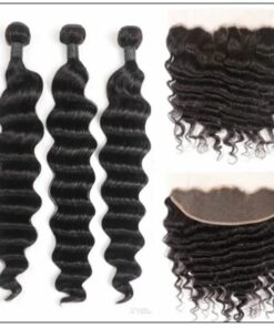 3 Bundles Loose Deep Wave Virgin Human Hair With Frontal img 4 min