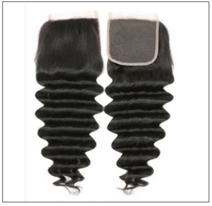 3 Bundles Loose Deep Wave Virgin Human Hair With Lace Closure img 3-min