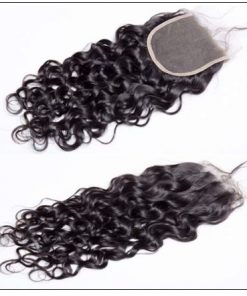 3 Bundles Malaysian Water Wave Human Hair With Closure IMG 3-min