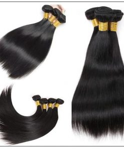 3 Bundles Peruvian Straight Hair Deals with Lace closure img 4-min