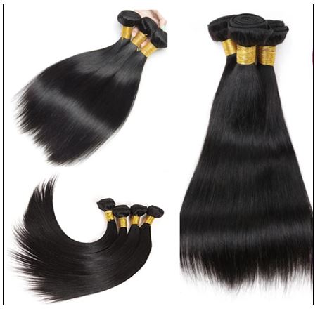 3 Bundles Peruvian Straight Hair Deals with Lace closure img 4-min