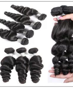 3 Bundles Premium Virgin Hair Loose Wave With Lace Closure img 3-min