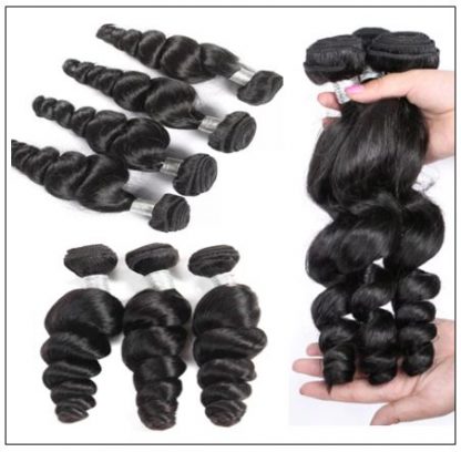 3 Bundles Premium Virgin Hair Loose Wave With Lace Closure img 3-min