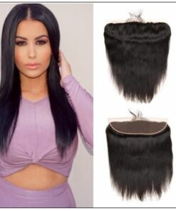 3 Bundles Straight Human Virgin Hair With 360 Lace Frontal img-min