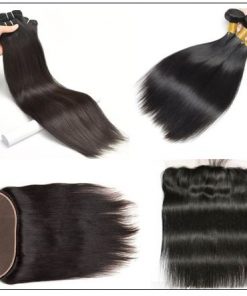 3 Bundles Straight Virgin Hair With Lace Frontal img 3-min