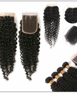 3 Bundles Virgin Hair Kinky Curly With 4×4 Inch Lace Closure IMG 3-min