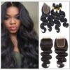 3 bundles Malaysian body wave with closure img