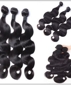3 bundles body wave virgin hair with 360 frontal img 3
