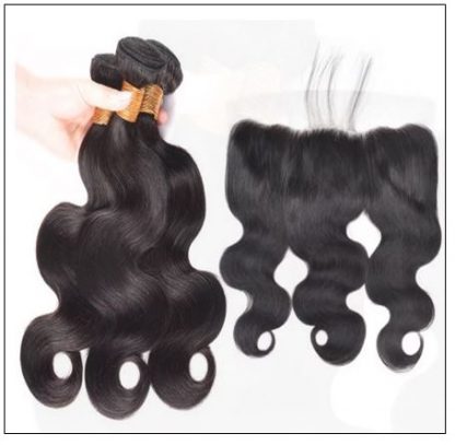 3 bundles body wave virgin hair with 360 frontal img 4