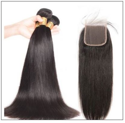 3 bundles raw virgin straight hair with lace closure IMG 3-min