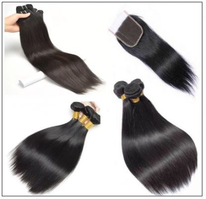 3 bundles unprocessed premium virgin straight hair with lace closure IMG 3-min