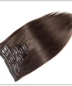 4 Medium Brown Hair Extensions Clip In Hair img 4 min