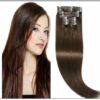 4 Medium Brown Hair Extensions Clip In Hair img min