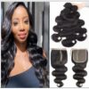 5x5 HD Lace Closure Body Wave Transparent Lace Undetectable Lace Closure Invisible Knots Human Hair img-min