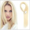 #613 lightest blonde Straight tape in hair extension 100% virgin hair img-min