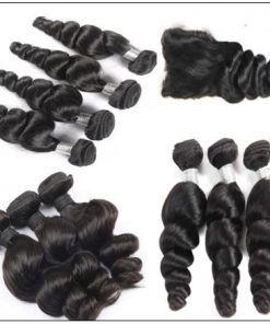 Brazilian 3 Bundles Loose Wave With Lace Closure img 2-min