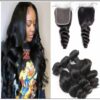 Brazilian 3 Bundles Loose Wave With Lace Closure img-min