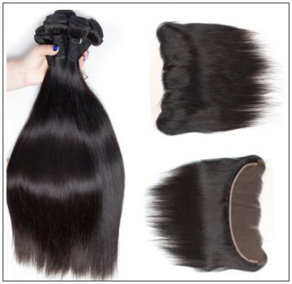 Bundles Straight Human Hair With Lace Frontal img 4 min