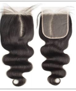 Indian body wave hair weft with closure img 2