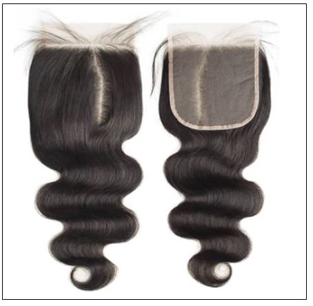 Indian body wave hair weft with closure img 2