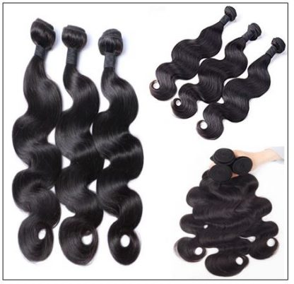 Indian body wave hair weft with closure img 3