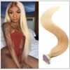 Ombre Straight Tape In Hair Extensions T27-613 100% Virgin Hair IMG-min