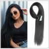 Straight Tape In Hair Extensions #1 Jet Black 100% Virgin Hair IMG-min