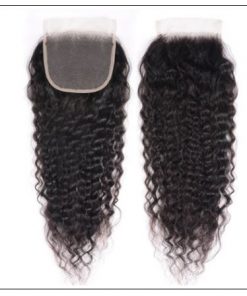 Super Wave Weaving With Closure 4x4 Swiss Lace Closure Free Part Brazilian Hair Closure img 2-min