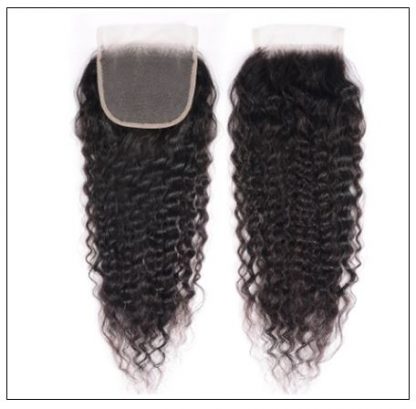 Super Wave Weaving With Closure 4x4 Swiss Lace Closure Free Part Brazilian Hair Closure img 2-min