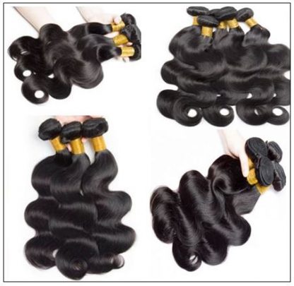 Unprocessed frontal lace closure with 3pcs bodywave virgin hair bundles img 2