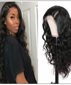100% High Quality Virgin Human Hair Body Wave 360 Lace Front Wig Pre Plucked Natural Hairline img 3-min