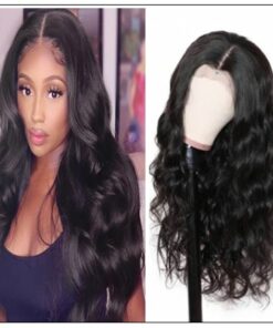 100% High Quality Virgin Human Hair Body Wave 360 Lace Front Wig Pre Plucked Natural Hairline img 4-min