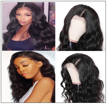 100% High Quality Virgin Human Hair Body Wave 360 Lace Front Wig Pre Plucked Natural Hairline img-min