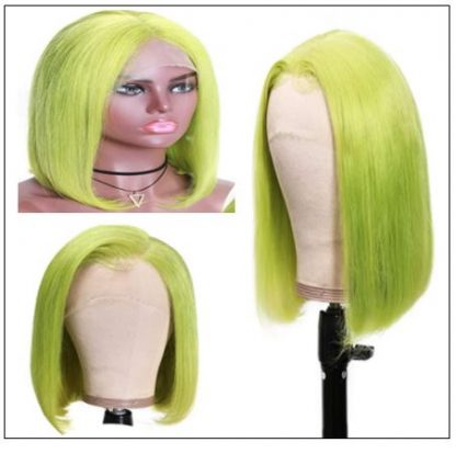 13x4 Straight Bob Lace Front Wig 150% Density Pre Plucked Lace Front Human Hair Human Hair Wigs With Baby Hair For Black Women 2..-min