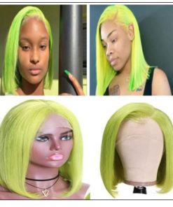 13x4 Straight Bob Lace Front Wig 150% Density Pre Plucked Lace Front Human Hair Human Hair Wigs With Baby Hair For Black Women 3-min