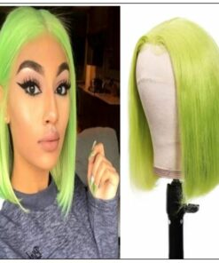 13x4 Straight Bob Lace Front Wig 150% Density Pre Plucked Lace Front Human Hair Human Hair Wigs With Baby Hair For Black Women img-min