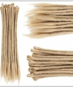 24# Sand Color Synthetic Dreadlocks Crochet Braids Dreads 2-min