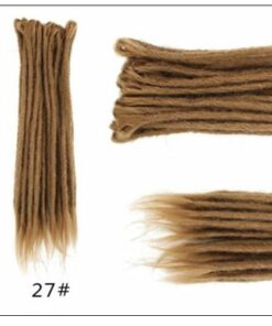 #27 Dark Blonde Hair Synthetic Dreads Crochet Braids 2