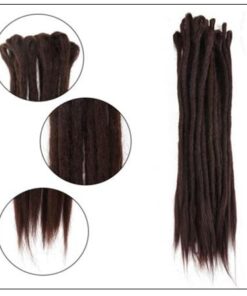 #4 Handmade Synthetic Dreadlocks Extensions Crochet Braids Hair 3-min
