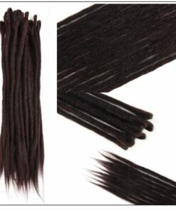 #4 Handmade Synthetic Dreadlocks Extensions Crochet Braids Hair 4-min
